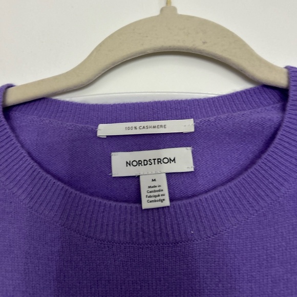 Nordstrom Crewneck 100% Cashmere Sweater - Picture 3 of 5